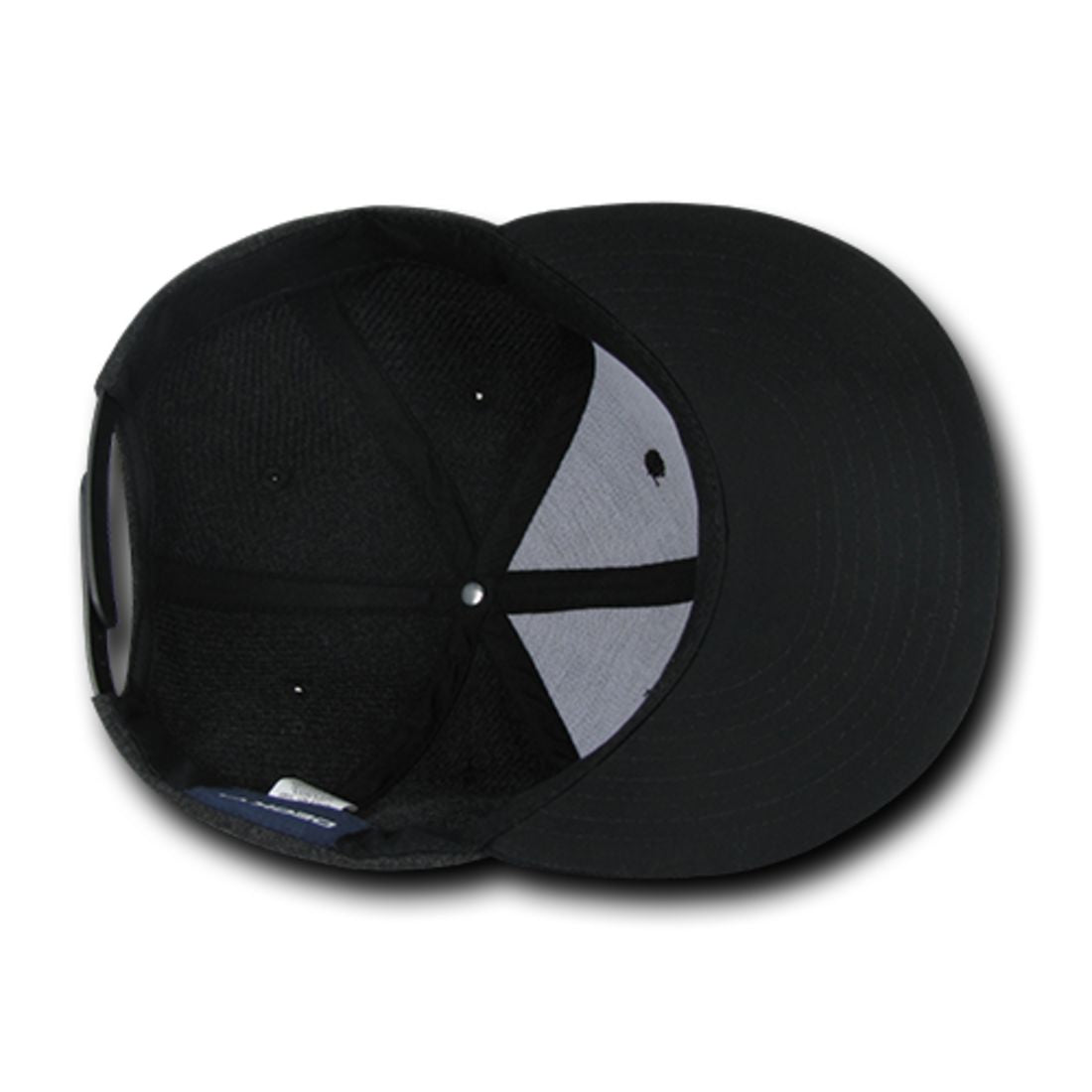 Decky 1087 Melton Wool High Profile Snapback Hats 6 Panel Flat Bill Caps Wholesale