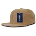 Decky 1091 Faux Suede Snapback Hats 6 Panel Flat Bill Baseball Caps Wholesale