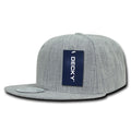 Decky 1092 Two Tone High Profile Snapback Hats 6 Panel Flat Bill Caps Wholesale