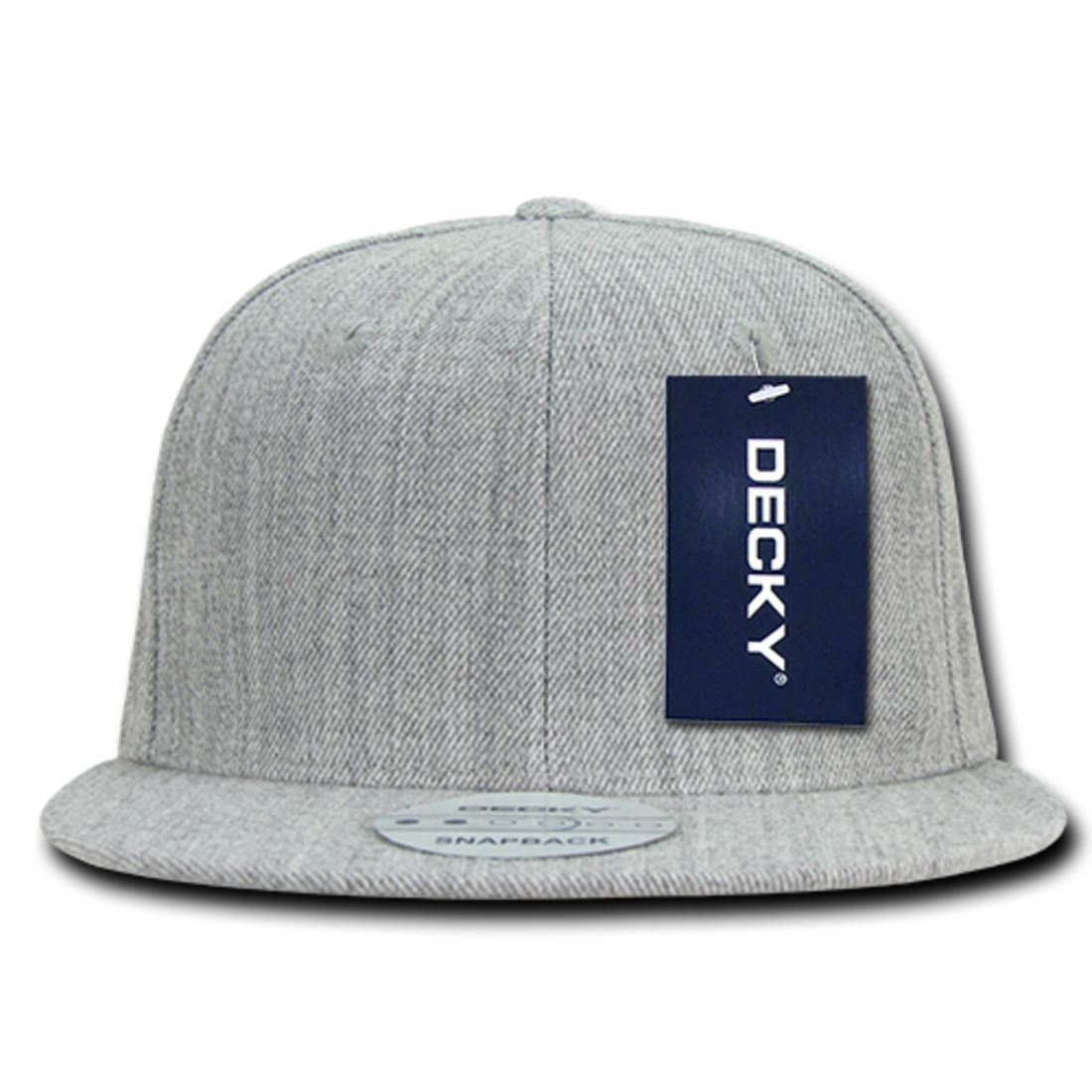 Decky 1092 Two Tone High Profile Snapback Hats 6 Panel Flat Bill Caps Wholesale