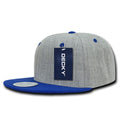 Decky 1092 Two Tone High Profile Snapback Hats 6 Panel Flat Bill Caps Wholesale