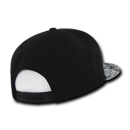 Decky 1093 High Profile Bandana Paisley Snapback Hats 6 Panel Flat Bill Caps Wholesale