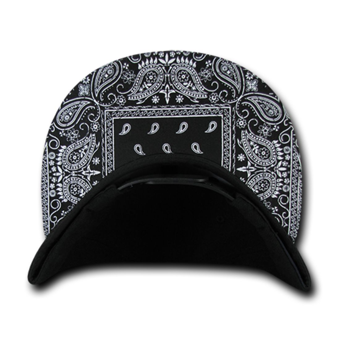 Decky 1093 High Profile Bandana Paisley Snapback Hats 6 Panel Flat Bill Caps Wholesale