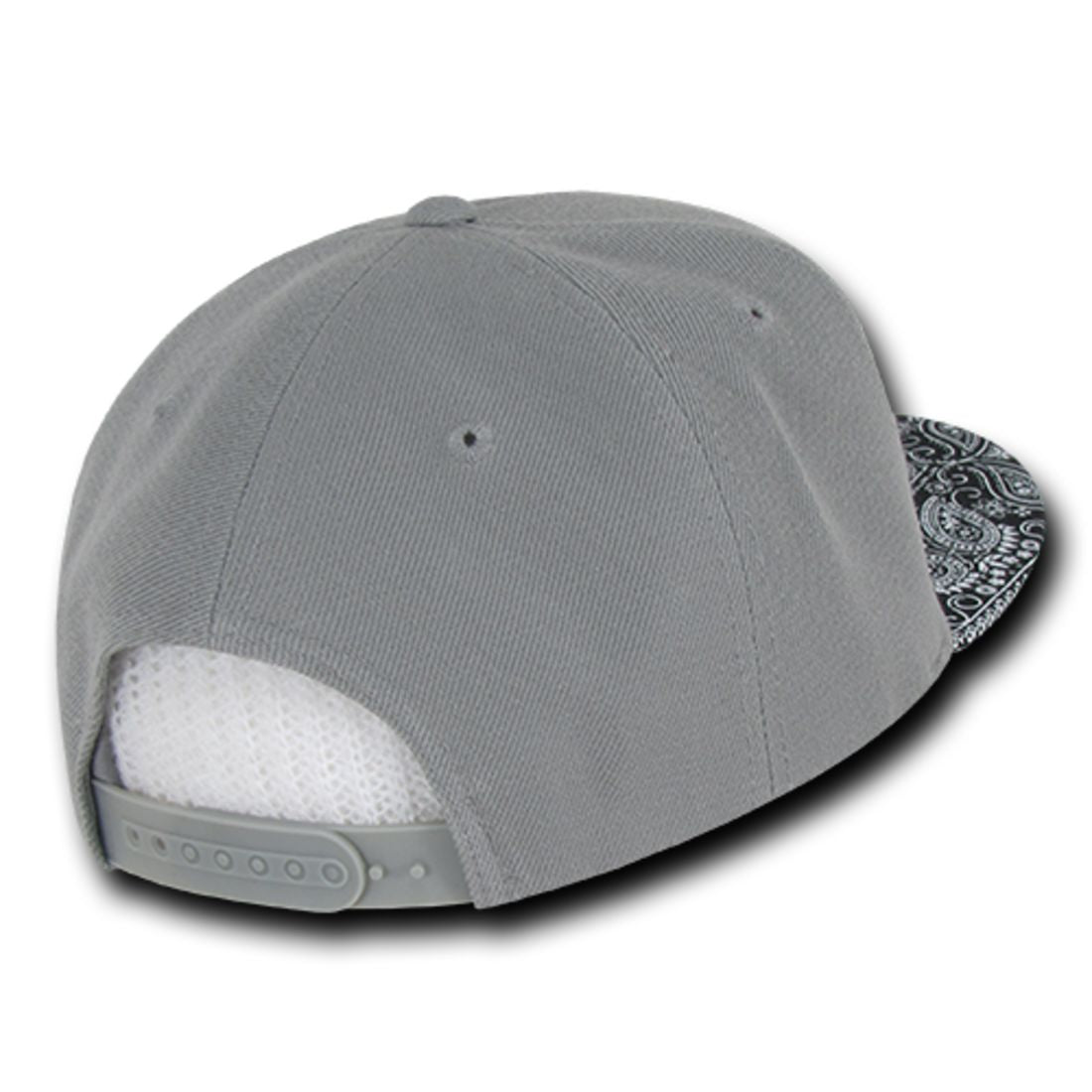 Decky 1093 High Profile Bandana Paisley Snapback Hats 6 Panel Flat Bill Caps Wholesale