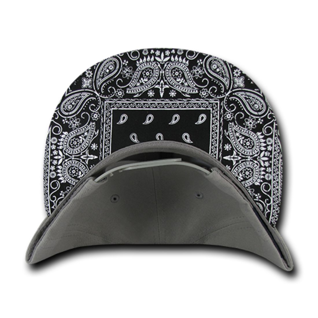 Decky 1093 High Profile Bandana Paisley Snapback Hats 6 Panel Flat Bill Caps Wholesale