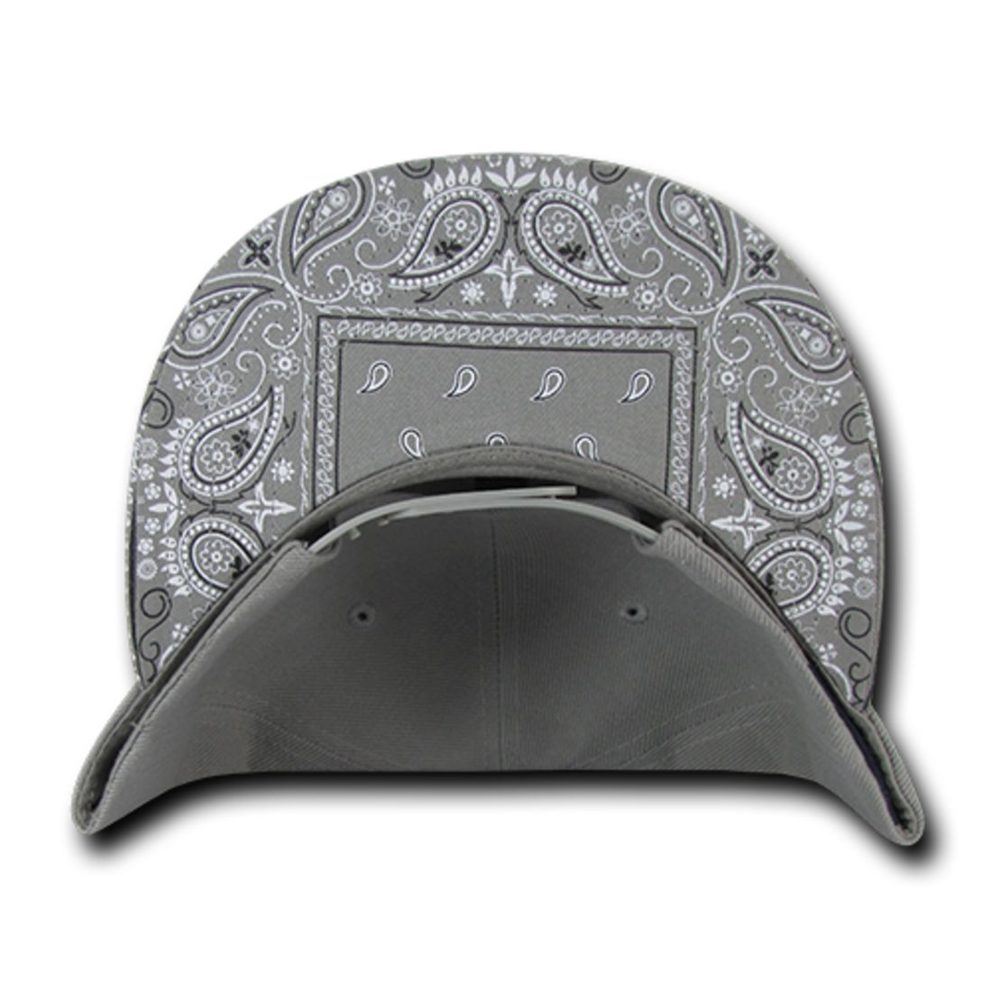Decky 1093 High Profile Bandana Paisley Snapback Hats 6 Panel Flat Bill Caps Wholesale