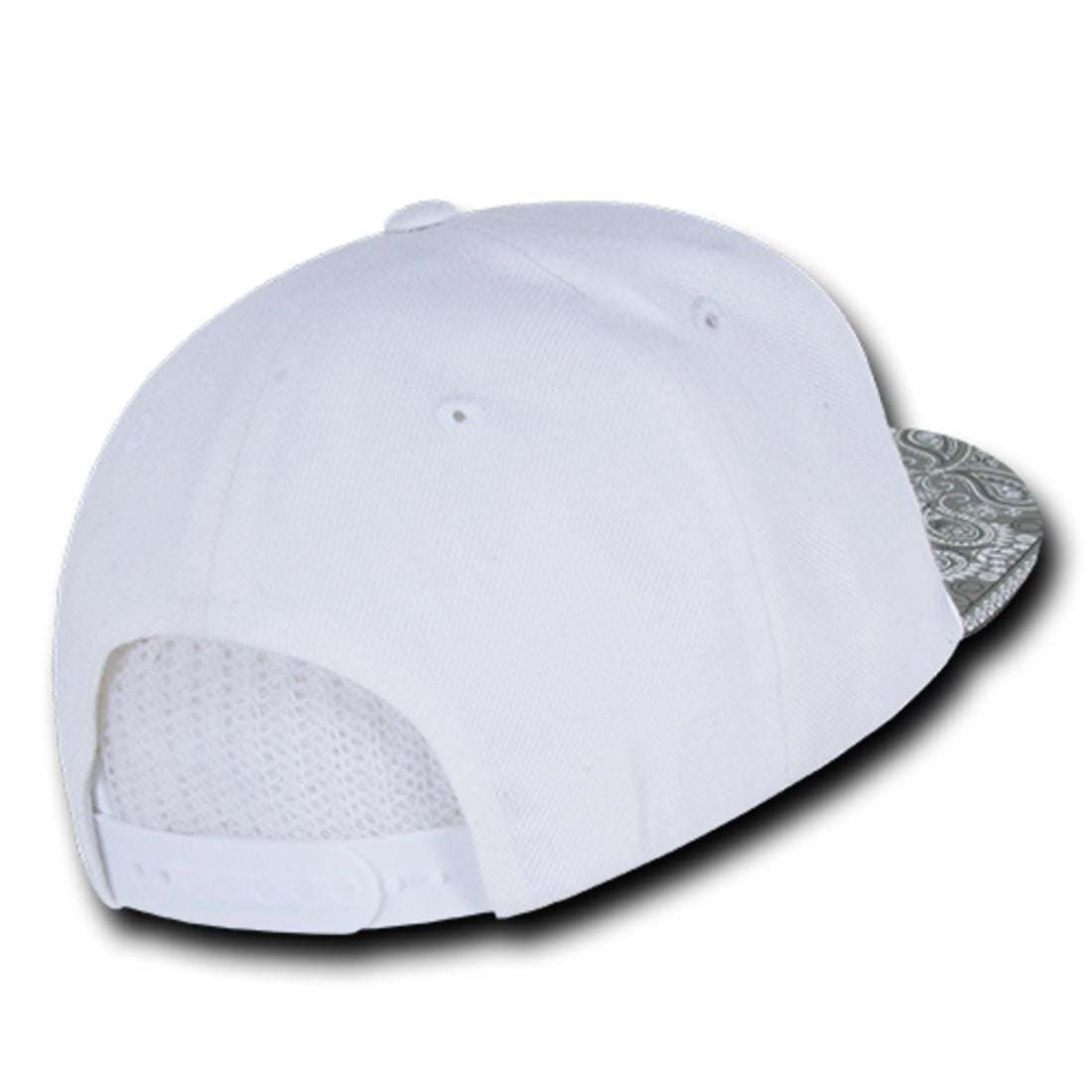 Decky 1093 High Profile Bandana Paisley Snapback Hats 6 Panel Flat Bill Caps Wholesale