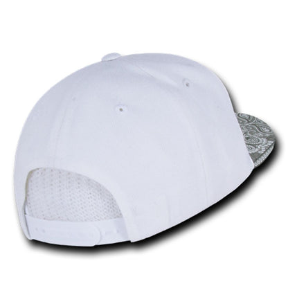 Decky 1093 High Profile Bandana Paisley Snapback Hats 6 Panel Flat Bill Caps Wholesale