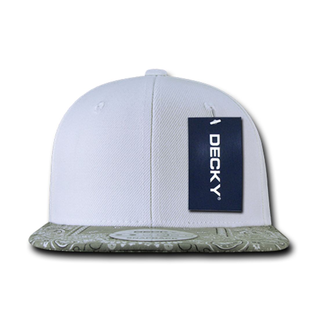 Decky 1093 High Profile Bandana Paisley Snapback Hats 6 Panel Flat Bill Caps Wholesale