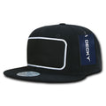 Decky 1096 High Profile Patch Snapback Hats 6 Panel Flat Bill Baseball Caps Wholesale
