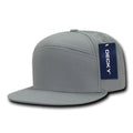 Decky 1098 High Profile Snapback Hats 7 Panel Flat Bill Baseball Caps Cotton Wholesale