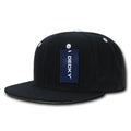 Decky 1104 High Profile Accent Snapback Hats 6 Panel Baseball Caps Wholeslale