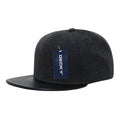 Decky 1115 High Profile Structured Snapback 6 Panel Wool Melton Crown Caps Wholesale