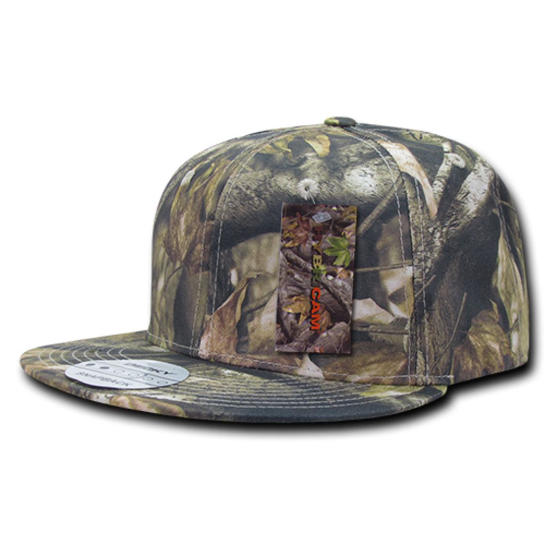 Decky 1126 Hybricam Camo Snapback Hats High Profile 6 Panel Flat Bill Caps Wholesale