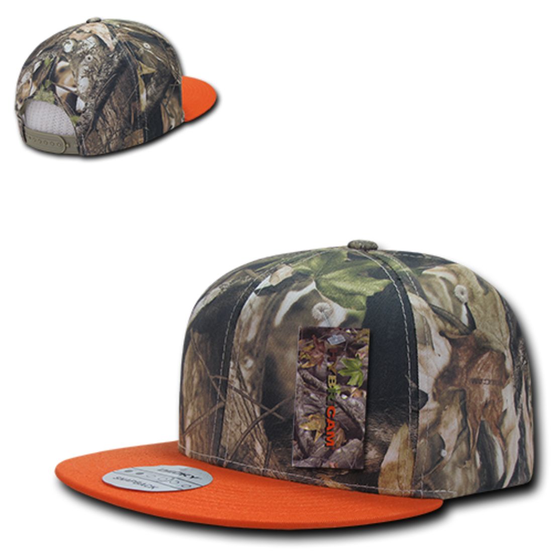 Decky 1126 Hybricam Camo Snapback Hats High Profile 6 Panel Flat Bill Caps Wholesale