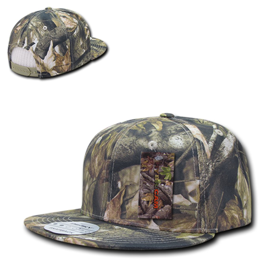 Decky 1126 Hybricam Camo Snapback Hats High Profile 6 Panel Flat Bill Caps Wholesale