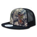 Decky 1127 Hybricam Camo Trucker Snapback Hats High Profile 6 Panel Flat Bill Caps Wholesale