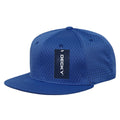 Decky 1128 High Profile Mesh Jersey Snapback Hats 6 Panel Flat Bill Caps Wholesale