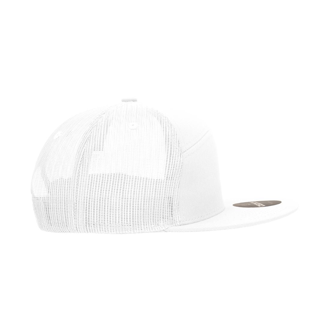 Decky 1133 Mesh Trucker Snapback Hats 7 Panel Flat Bill Baseball