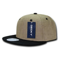 Decky 2000 Jute  Snapback Hats High Profile 6 Panel Flat Bill Baseball Caps Wholesale