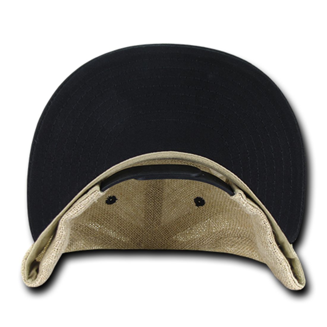 Decky 2000 Jute  Snapback Hats High Profile 6 Panel Flat Bill Baseball Caps Wholesale