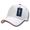 Decky 2003 Sandwich Visor Baseball Hats Mid Profile 6 Panel Caps Constructed Wholesale