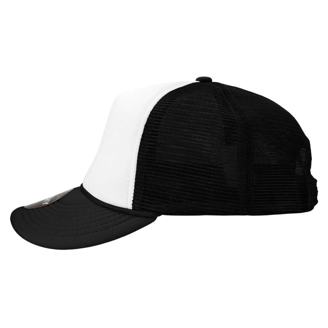Decky 210 Two Tone Foam Mesh Trucker Snapback Hats High Profile 5 Panel Caps Wholesale