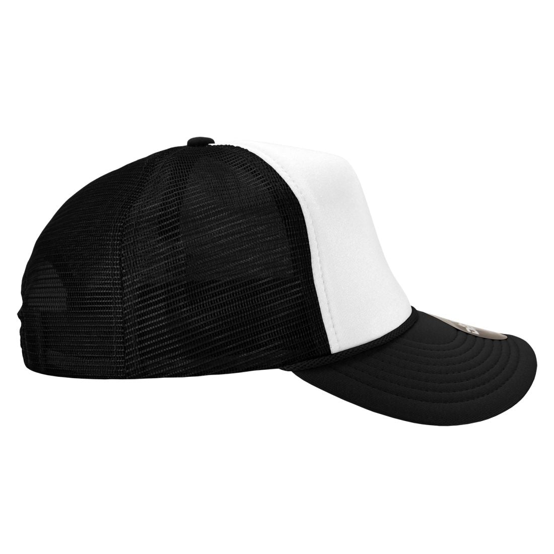 Decky 210 Two Tone Foam Mesh Trucker Snapback Hats High Profile 5 Panel Caps Wholesale