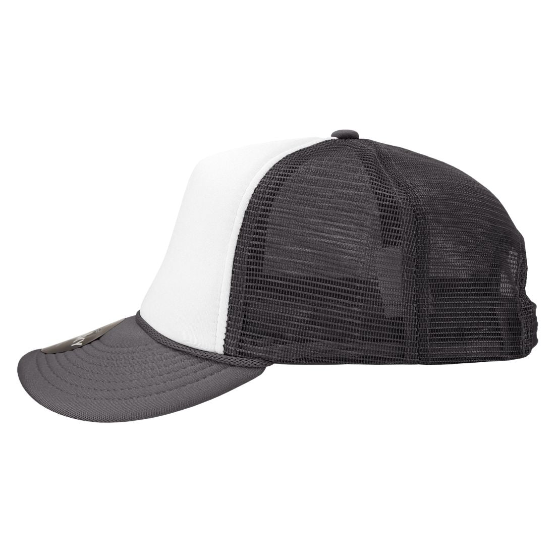 Decky 210 Two Tone Foam Mesh Trucker Snapback Hats High Profile 5 Panel Caps Wholesale
