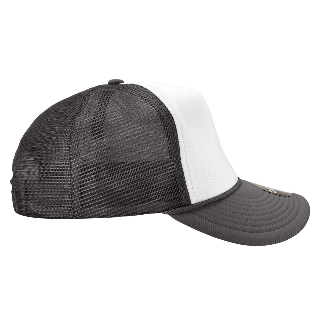 Decky 210 Two Tone Foam Mesh Trucker Snapback Hats High Profile 5 Panel Caps Wholesale