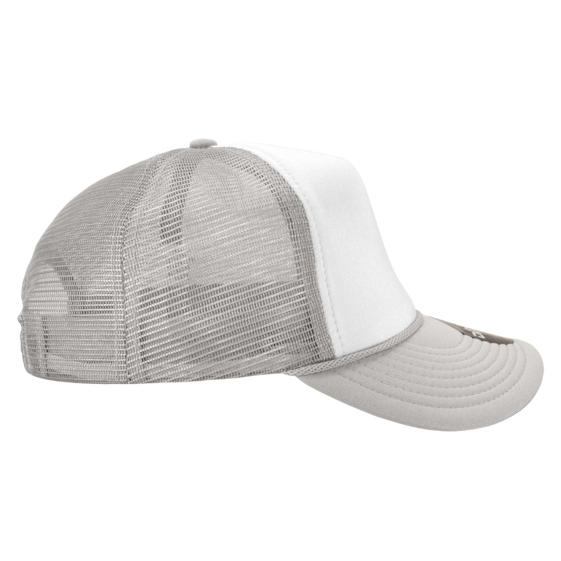 Decky 210 Two Tone Foam Mesh Trucker Snapback Hats High Profile 5 Panel Caps Wholesale