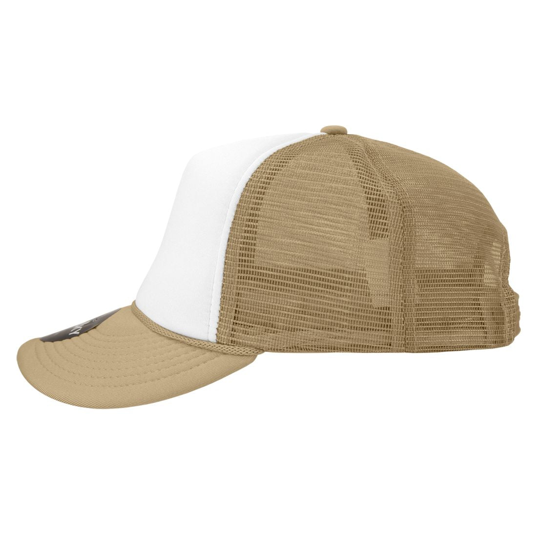 Decky 210 Two Tone Foam Mesh Trucker Snapback Hats High Profile 5 Panel Caps Wholesale