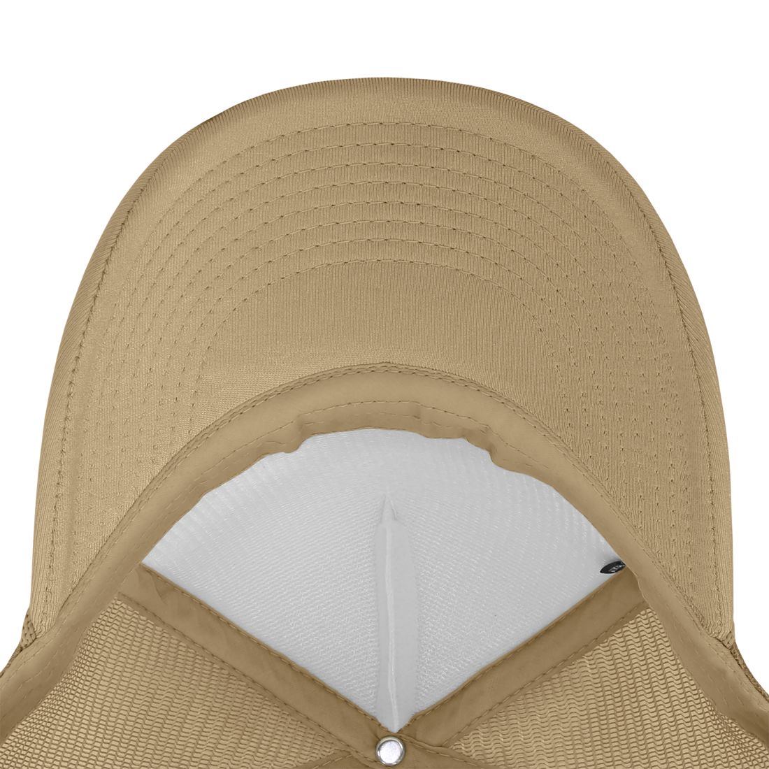 Decky 210 Two Tone Foam Mesh Trucker Snapback Hats High Profile 5 Panel Caps Wholesale