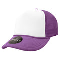 Decky 210 Two Tone Foam Mesh Trucker Snapback Hats High Profile 5 Panel Caps Wholesale