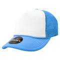 Decky 210 Two Tone Foam Mesh Trucker Snapback Hats High Profile 5 Panel Caps Wholesale
