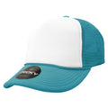 Decky 210 Two Tone Foam Mesh Trucker Snapback Hats High Profile 5 Panel Caps Wholesale