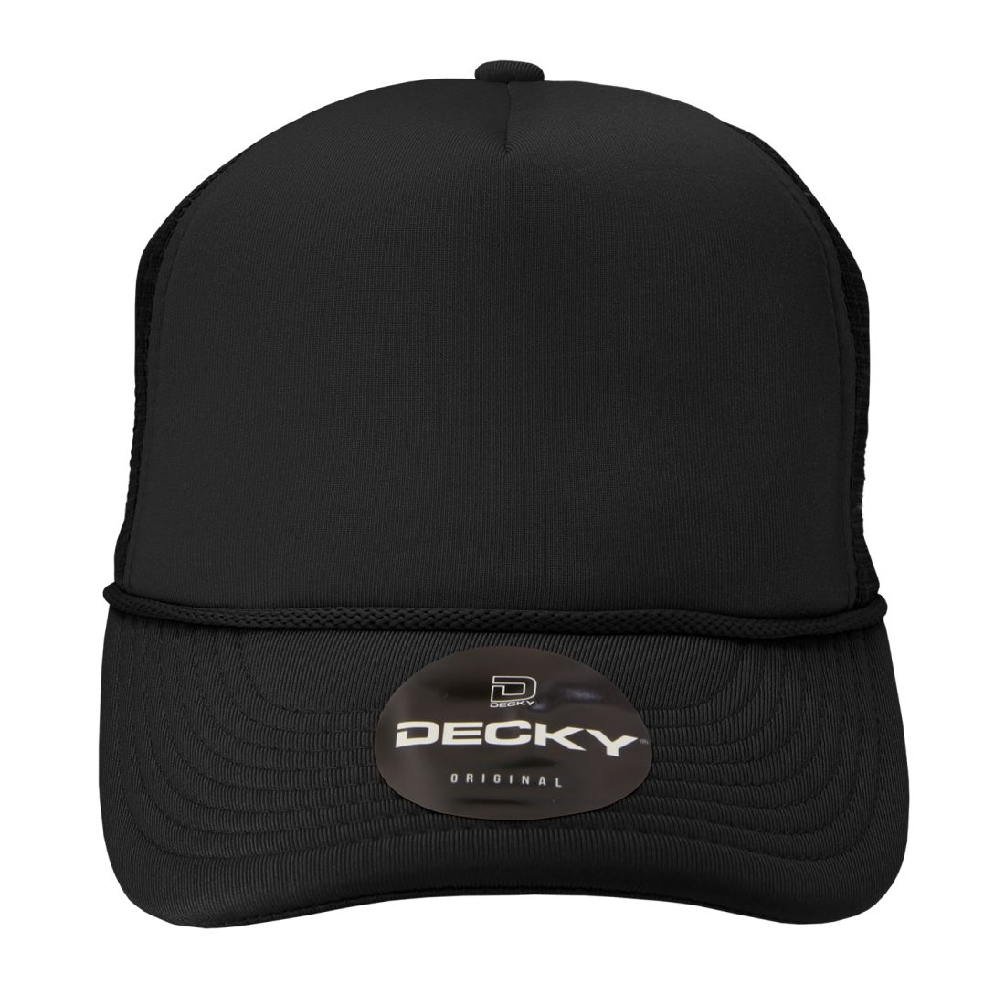 Decky 211 Foam Mesh Trucker Snapback Hats High Profile 5 Panel Caps Blank Wholesale