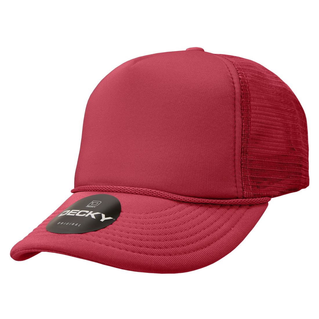 Decky 211 Foam Mesh Trucker Snapback Hats High Profile 5 Panel Caps Blank Wholesale