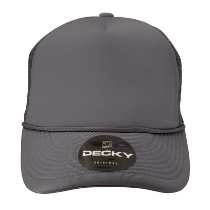 Decky 211 Foam Mesh Trucker Snapback Hats High Profile 5 Panel Caps Blank Wholesale
