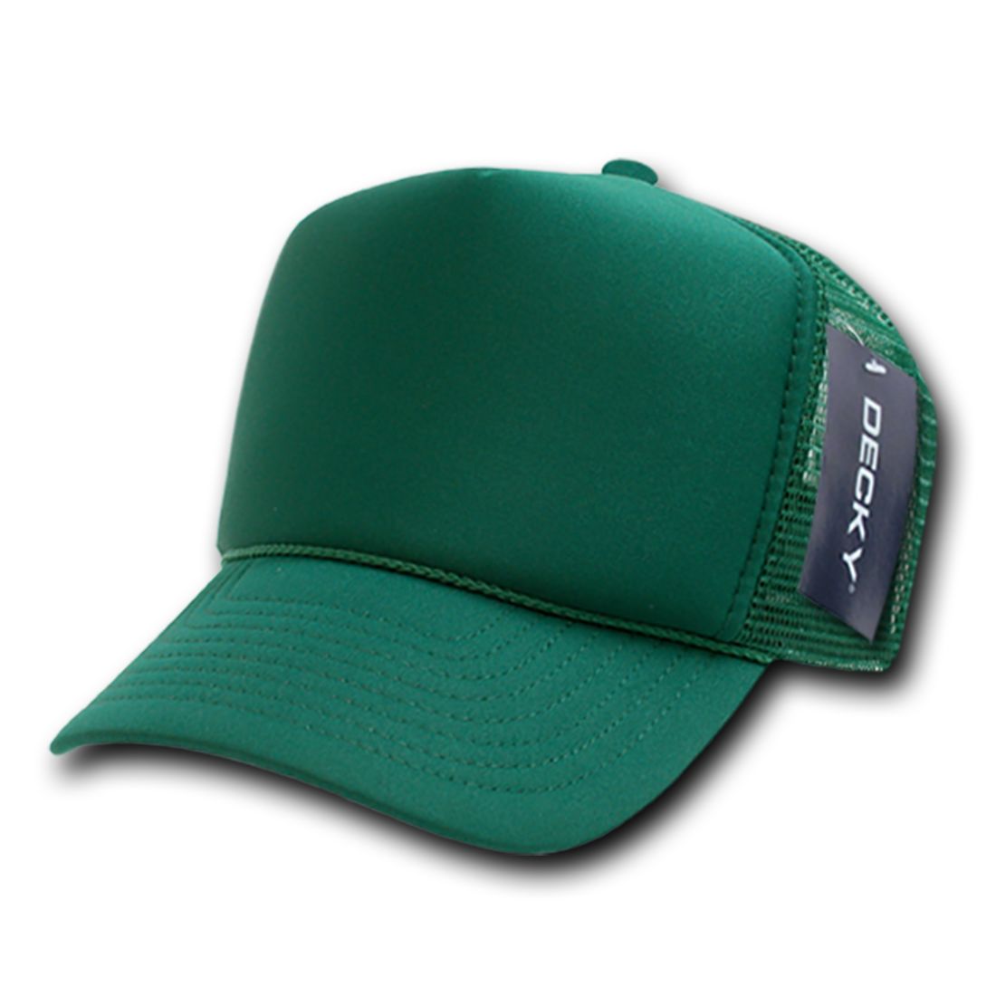 Decky 211 Foam Mesh Trucker Snapback Hats High Profile 5 Panel Caps Blank Wholesale