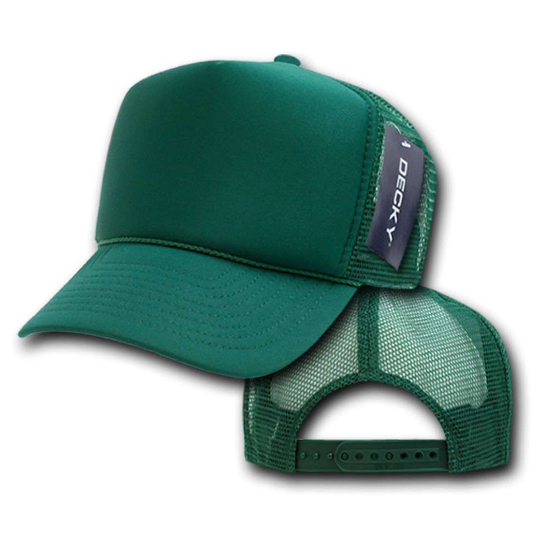 Decky 211 Foam Mesh Trucker Snapback Hats High Profile 5 Panel Caps Blank Wholesale