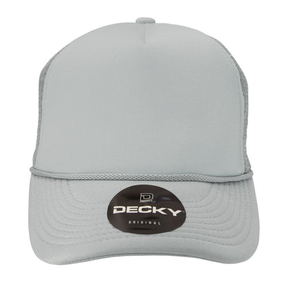 Decky 211 Foam Mesh Trucker Snapback Hats High Profile 5 Panel Caps Blank Wholesale