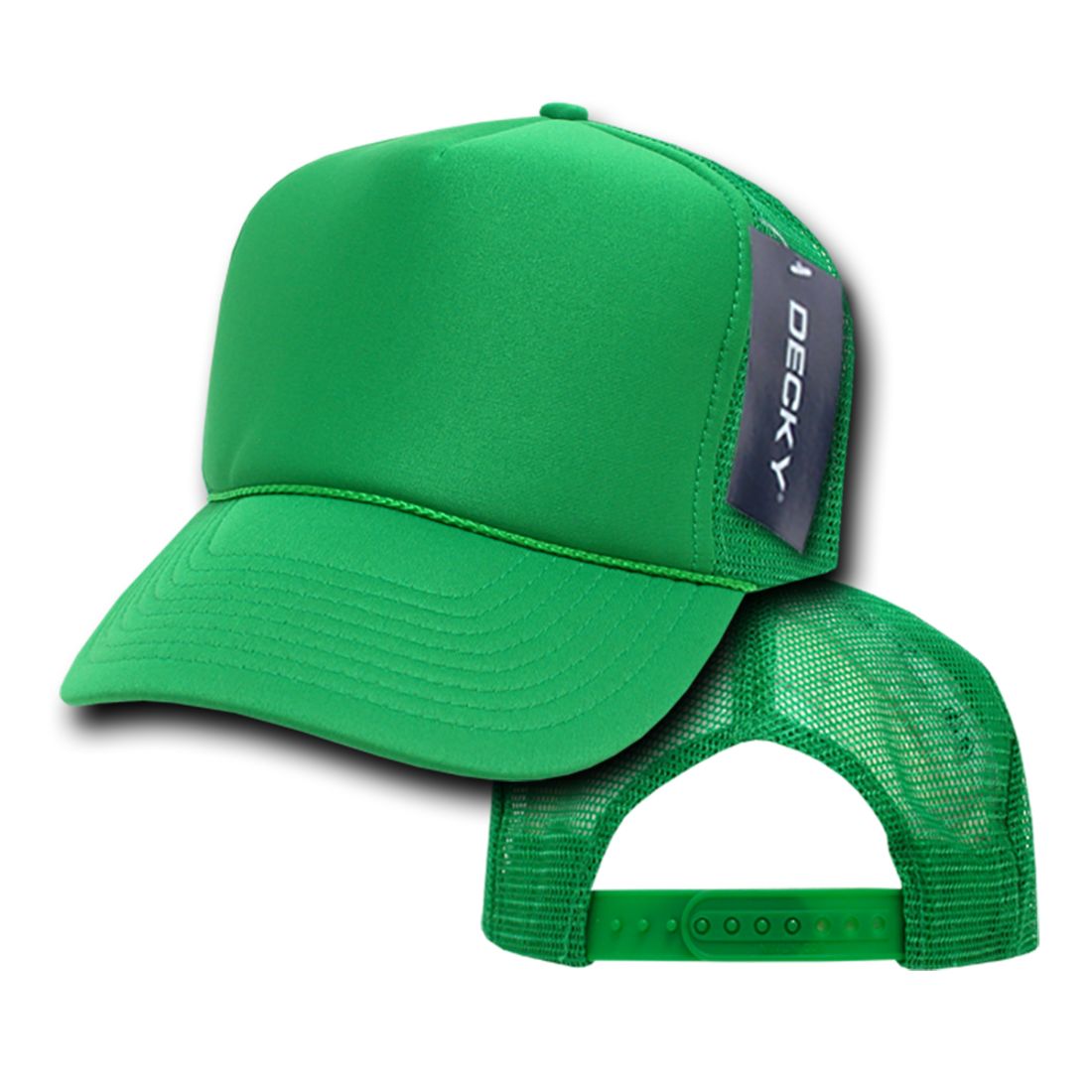 Decky 211 Foam Mesh Trucker Snapback Hats High Profile 5 Panel Caps Blank Wholesale