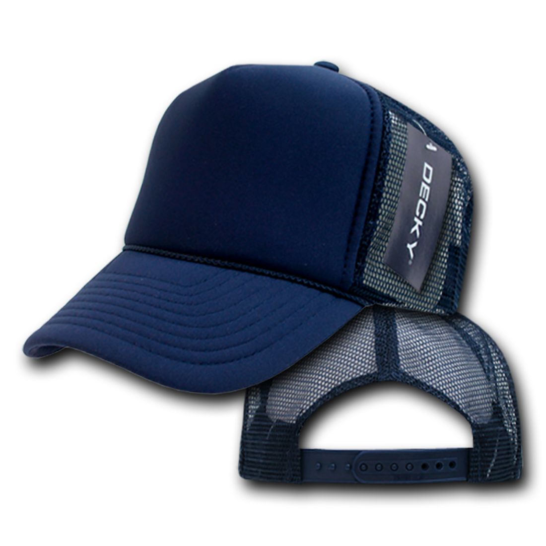 Decky 211 Foam Mesh Trucker Snapback Hats High Profile 5 Panel Caps Blank Wholesale
