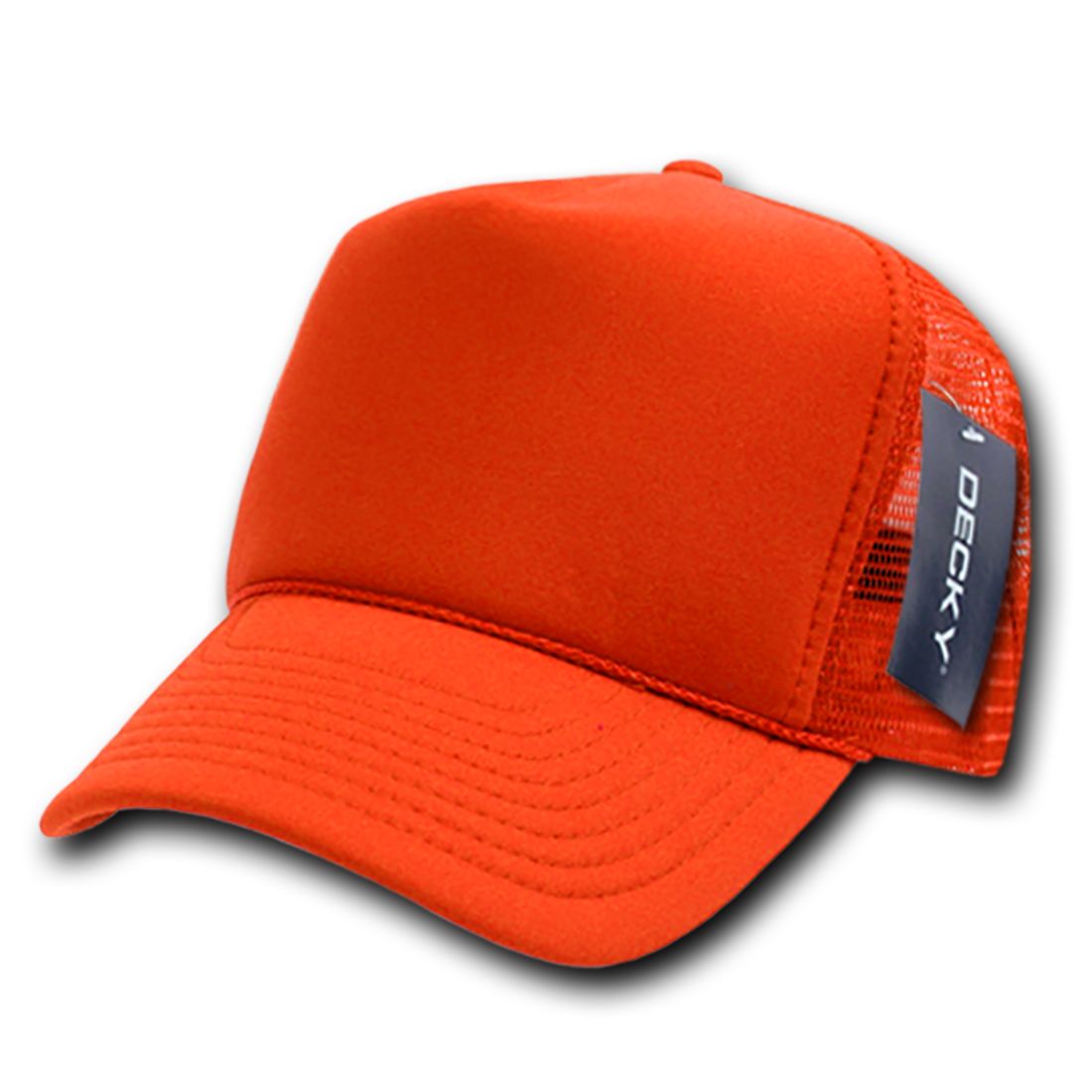Decky 211 Foam Mesh Trucker Snapback Hats High Profile 5 Panel Caps Blank Wholesale
