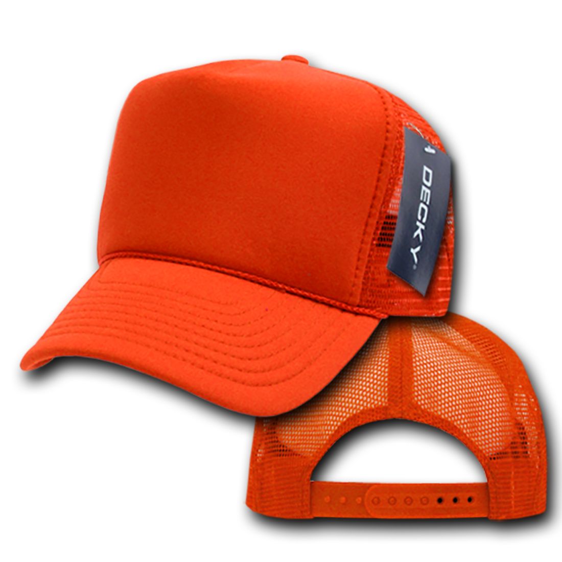 Decky 211 Foam Mesh Trucker Snapback Hats High Profile 5 Panel Caps Blank Wholesale