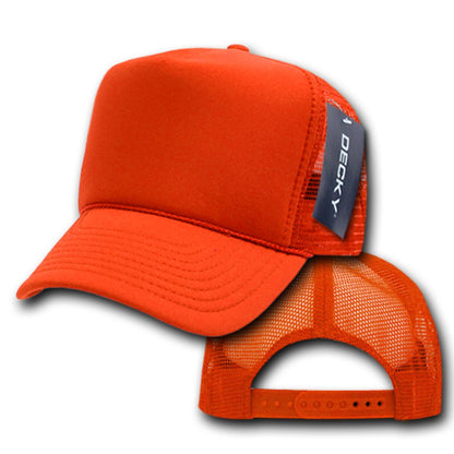 Decky 211 Foam Mesh Trucker Snapback Hats High Profile 5 Panel Caps Blank Wholesale