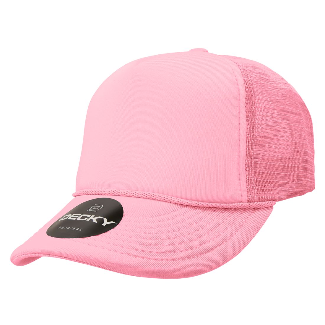 Decky 211 Foam Mesh Trucker Snapback Hats High Profile 5 Panel Caps Blank Wholesale