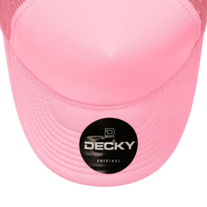 Decky 211 Foam Mesh Trucker Snapback Hats High Profile 5 Panel Caps Blank Wholesale