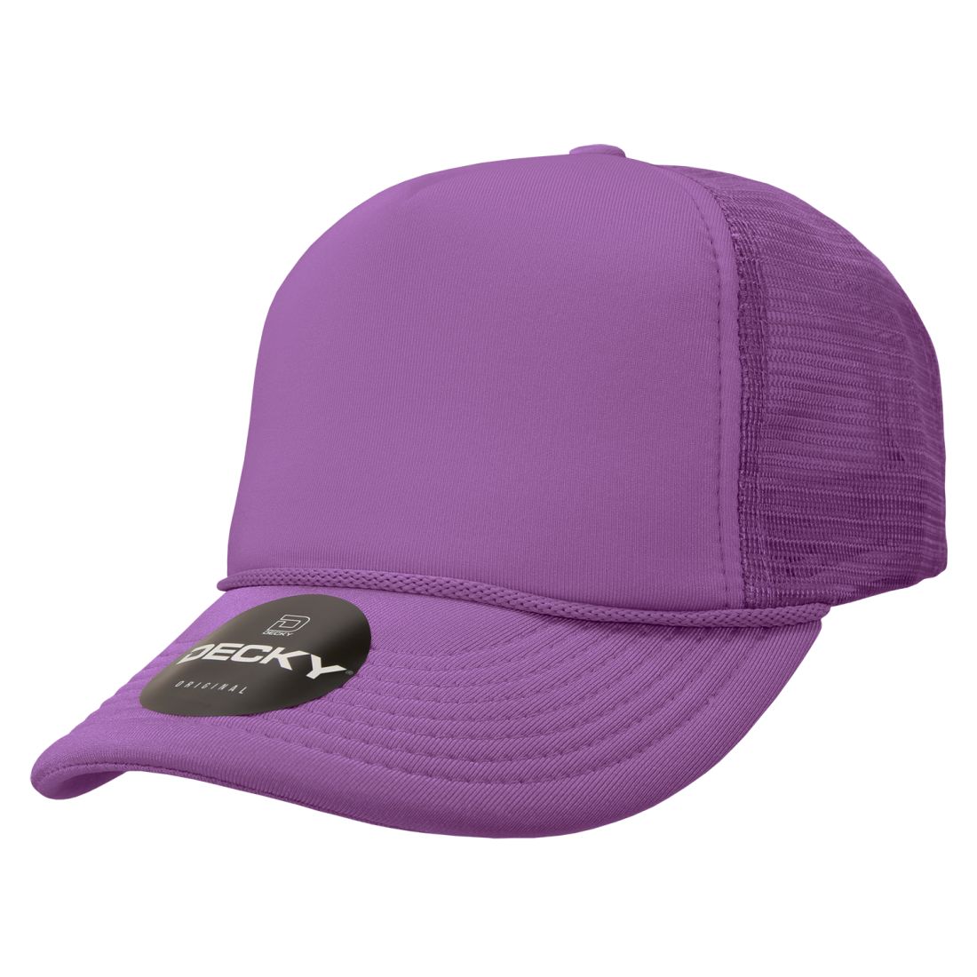 Decky 211 Foam Mesh Trucker Snapback Hats High Profile 5 Panel Caps Blank Wholesale